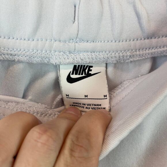 Nike Joggers Mens Medium White Cargo Sweatpants Drawstring Athletic Fit Pockets - Picture 4 of 8